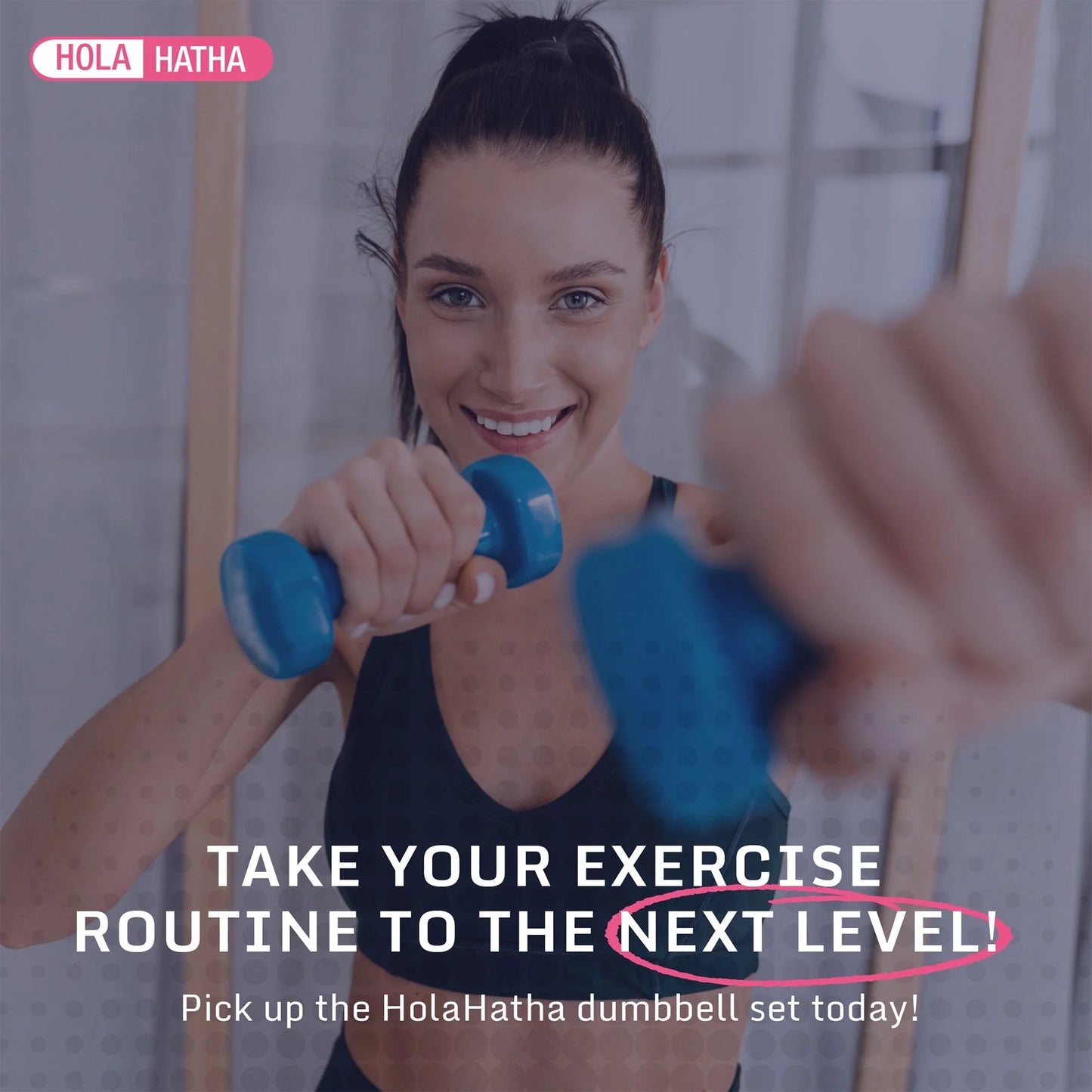 2, 3, and 5 Pound Neoprene Dumbbell Free Weight Set with Rack